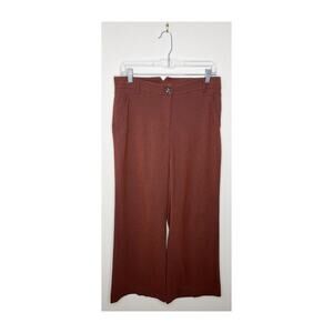 CARTONNIER Wide Leg Trousers In Rust Size 6